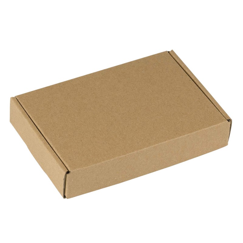 RUSPEPA صندوق كرتوني قابل لإعادة التدوير من RUSPEPA - صناديق بريد صغيرة - 6" x 4" x 1" - صندوق كرتوني مثالي لشحن علبة الهاتف المحمول الصغيرة - 50 عبوة - كرافت - Image 5